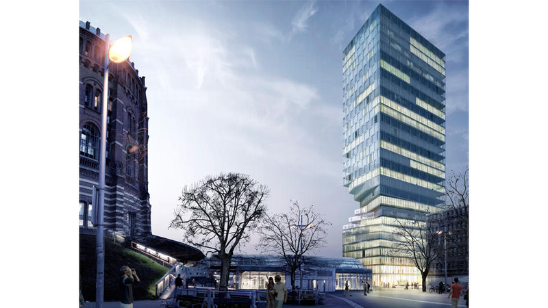 Illustration for article titled This Twisting Skyscraper Is Terrifyingly Clever